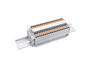 CN0220 คอนเนคเตอร์เทอร์มินอล 20 ช่อง DIN Rail Mount Push-In Terminal Block PT2.5 800V 24A