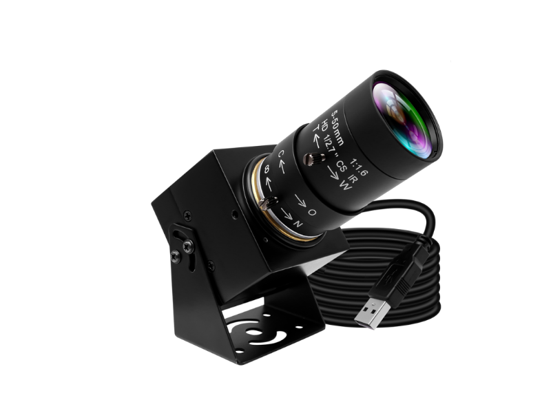 CR5M10 กล้องอุตสาหกรรม Industrial USB Camera 5MP OmniVision Lens CS 5-50mm UFV Global Shutter